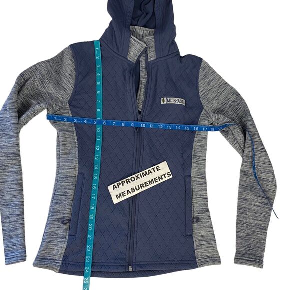 Renegade Jacket Womens Small Mt Shasta Blue Coat Hooded Full Zip Pockets - Picture 4 of 16